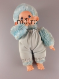 Monchichi Plüsch Kuscheltier Spielzeug blau Nuckel Puppe Kinder Baby Club