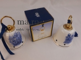 ARCO Jahresglocke 2002 & 2003 Porzellan Weihnachten Advent Winter Glocken