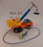 GAMA Kran LKW Blech Spielzeug Western Germany RARITÄT 1A Zustand Kabelgesteuert