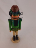 Nussknacker Erzgebirge Seiffen antik alt Spielzeug Holz 37cm groß Volkskunst RAR