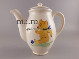Puppengeschirr Milchkännchen Spielzeug Geschirr Puppe alt antik Bär Honigbär Ton