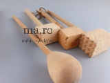 Puppenstube Konvolut Zubehör Holz Küche Geräte Nudelholz Klopfer Butterstampfer