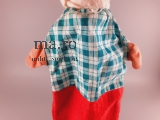 Hänsel Junge DDR 1970er Jahre Handpuppe Puppe Kasperle Theater Spielzeug Märchen