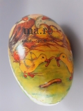 Candy Container Fülltier Box Ostern Nest Osterei Ei Easter RAR antik antique toy