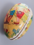 Candy Container Fülltier Box Ostern Nest Osterei Ei Easter RAR antik antique toy