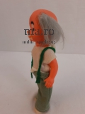 Puppe Clown alt Spielzeug Doll Toy Puppenstube Gummi DDR 1970er Jahre