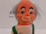 Puppe Clown alt Spielzeug Doll Toy Puppenstube Gummi DDR 1970er Jahre