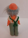 Puppe Clown alt Spielzeug Doll Toy Puppenstube Gummi DDR 1970er Jahre