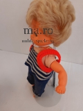 Puppe Z Gummi Toy Spielzeug Doll Schlafaugen 34cm Puppenstube original Kleidung