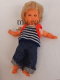 Puppe Z Gummi Toy Spielzeug Doll Schlafaugen 34cm Puppenstube original Kleidung