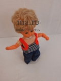 Puppe Z Gummi Toy Spielzeug Doll Schlafaugen 34cm Puppenstube original Kleidung