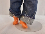 Puppe Z Gummi Toy Spielzeug Doll Schlafaugen 34cm Puppenstube original Kleidung
