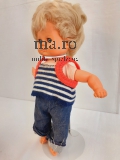 Puppe Z Gummi Toy Spielzeug Doll Schlafaugen 34cm Puppenstube original Kleidung
