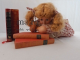 Puppe Sammlerpuppe Doll Toy Spielzeug Porzellan 40cm Puppenstube Deko