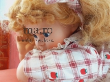 Puppe Sammlerpuppe Doll Toy Spielzeug Porzellan 40cm Puppenstube Deko