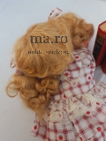 Puppe Sammlerpuppe Doll Toy Spielzeug Porzellan 40cm Puppenstube Deko