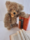 Teddy Bär teddy bear toy Spielzeug Glasaugen weich gestopft Zottelfell kuschelig