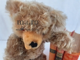 Teddy Bär teddy bear toy Spielzeug Glasaugen weich gestopft Zottelfell kuschelig