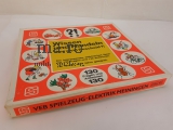 VEB Spielzeug Elektrik Meiningen Elektro Spiel NVA Volkspolizei Wissen u Handeln
