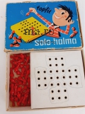 Halma Steckhalma Solo Halma schwedisches Halma Spiel Spielzeug Toy