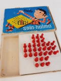 Halma Steckhalma Solo Halma schwedisches Halma Spiel Spielzeug Toy