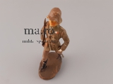 Elastolin Figur Soldat Franzose mit Degen Spielzeug Original Massefigur RAR